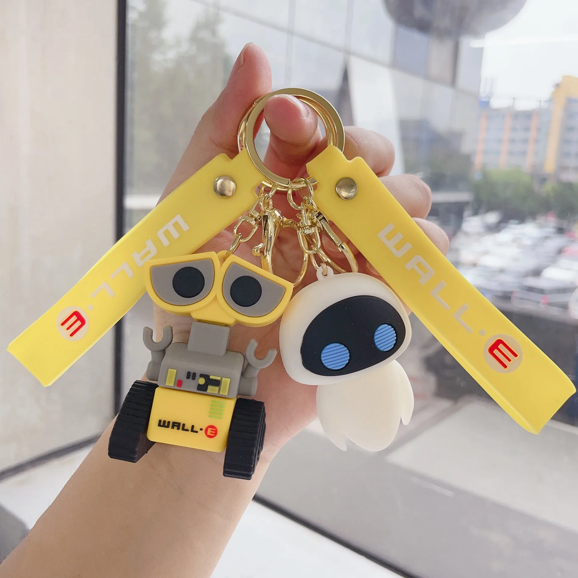 Cartoon Badge Cartoon Wall-E Eve Keychain Cute Robot Story