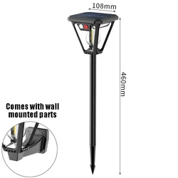 Solar - Powered Motion Sensor Outdoor Light: Waterproof Lawn Lamp and Wall Sconce - 4 Pcs (Solar Sensor Light)