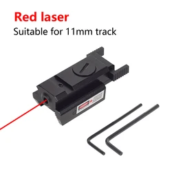 Tactical Red Dot Green Laser Sight for Handguns and Rifles with Picatinny Rail (Red 11mm)