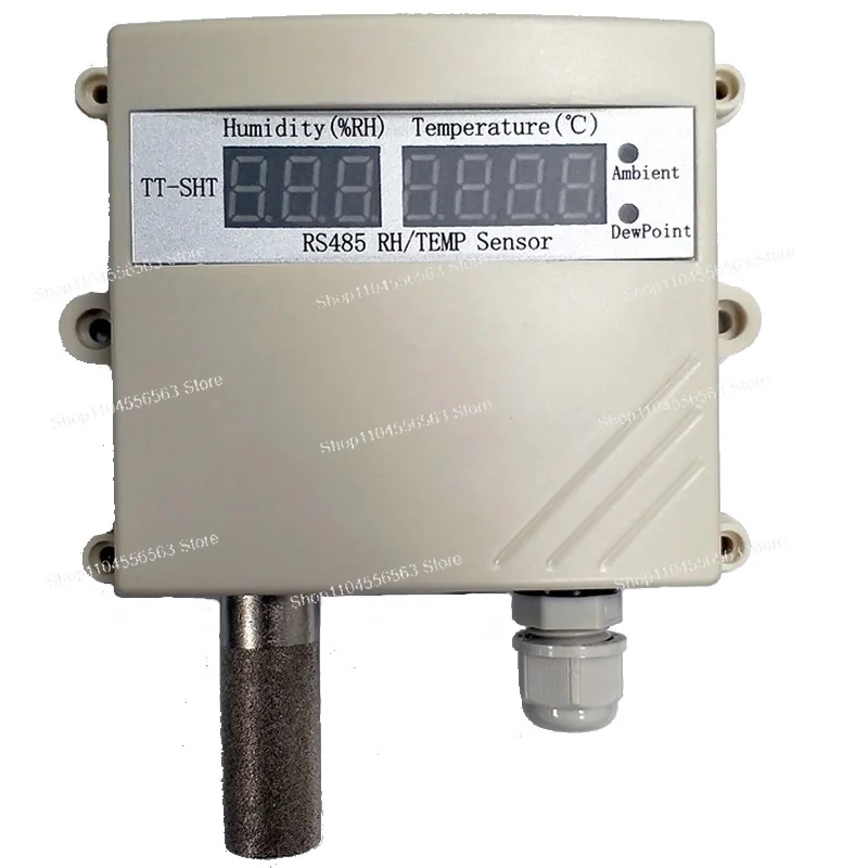 RS485 온도 습도 트랜스미터 SHT30 SHT31 Modbus RTU 센서, HVAC 산업용 이슬점 측정 기능 포함