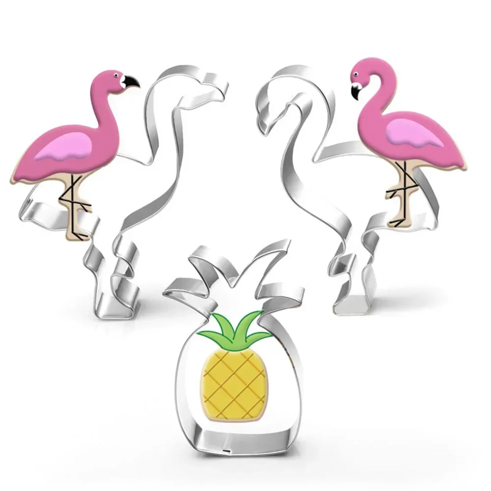 Cookie Cutter Baking Mold Flamingo Pineapple Shape