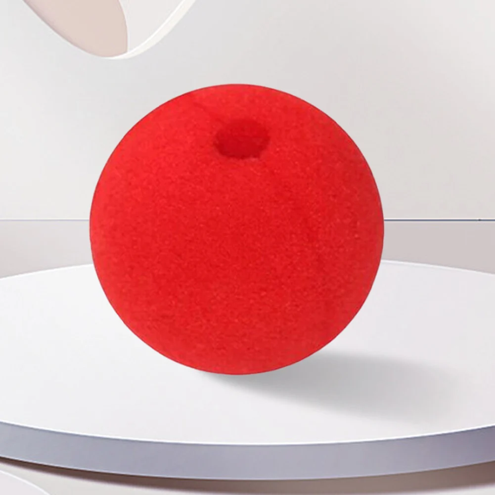 50 mm rote Schwammkugeln aus Schaumstoff, Zirkus-Clown-Nase für rote Nase, Tag, Cosplay-Requisiten, Party, lustige Bühnenaufführungs-Requisiten, Zirkuszubehör – Detail 4