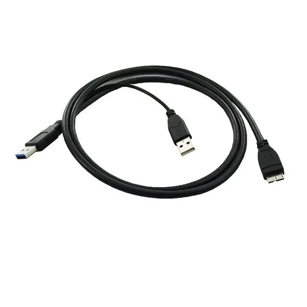 Dual USB 3.0 A to Micro-B Power Supply Y Cable