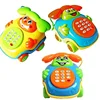 1 PC Cartoon Baby Electric Phone Car Model with Ring and Light Gifts Early Educational Developmental Music Sound Learning Toys 3