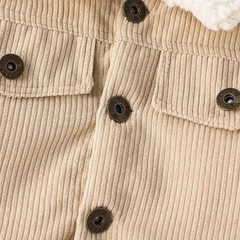 Warm Jacket Outwear For Newborn Baby Boy 0-3 Years old Winter Cotton Coat Long Sleeve Toddler Kids Clothes