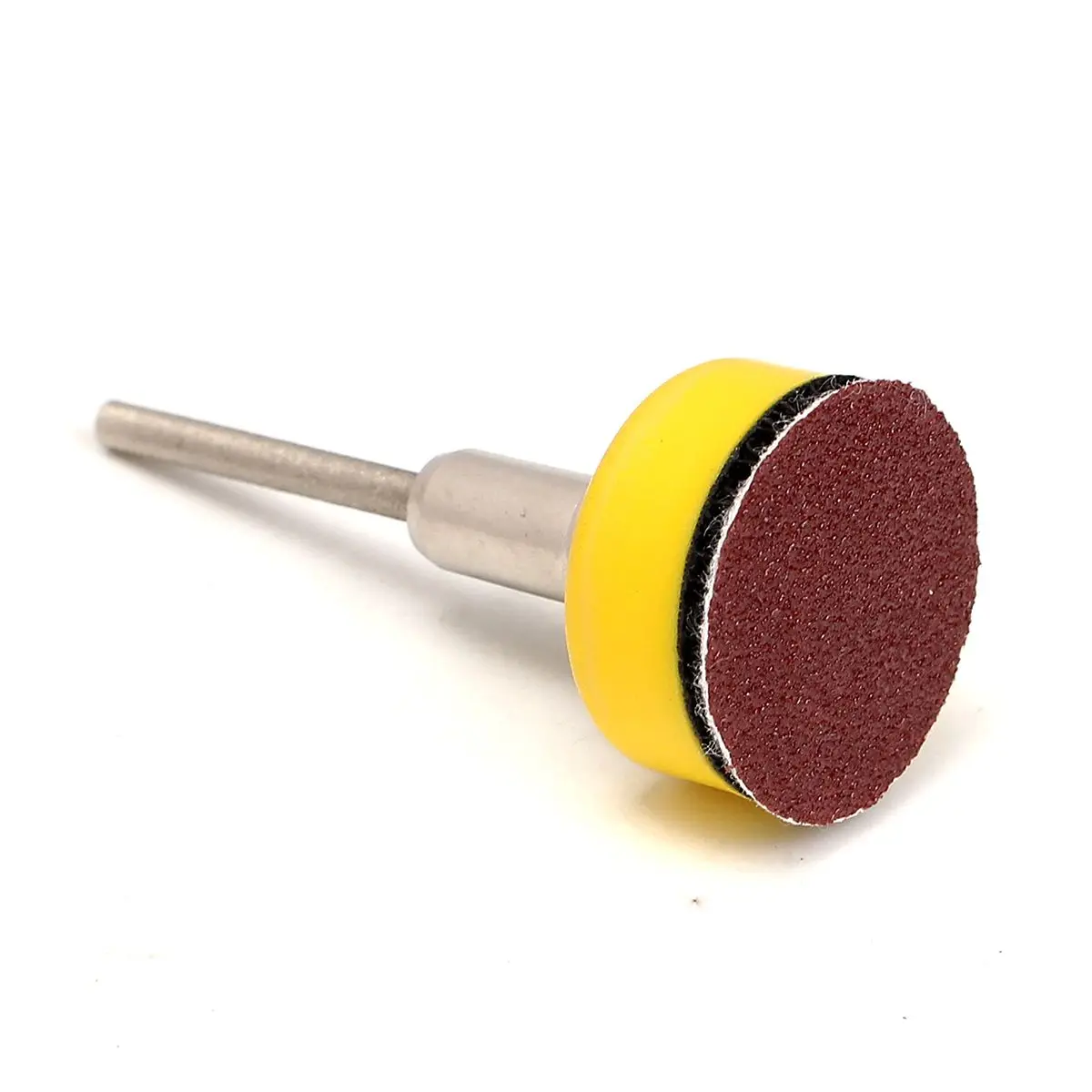 100Pcs Mixed Set 1inch Sanding Disc + Loop Sanding Pad 1inch + 1/8inch Shank Abrasives Ho Loop Backer SandPaper