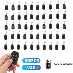 Universal 4-Channel Wireless Remote Control for Garage Doors and Car Access (50PCS)