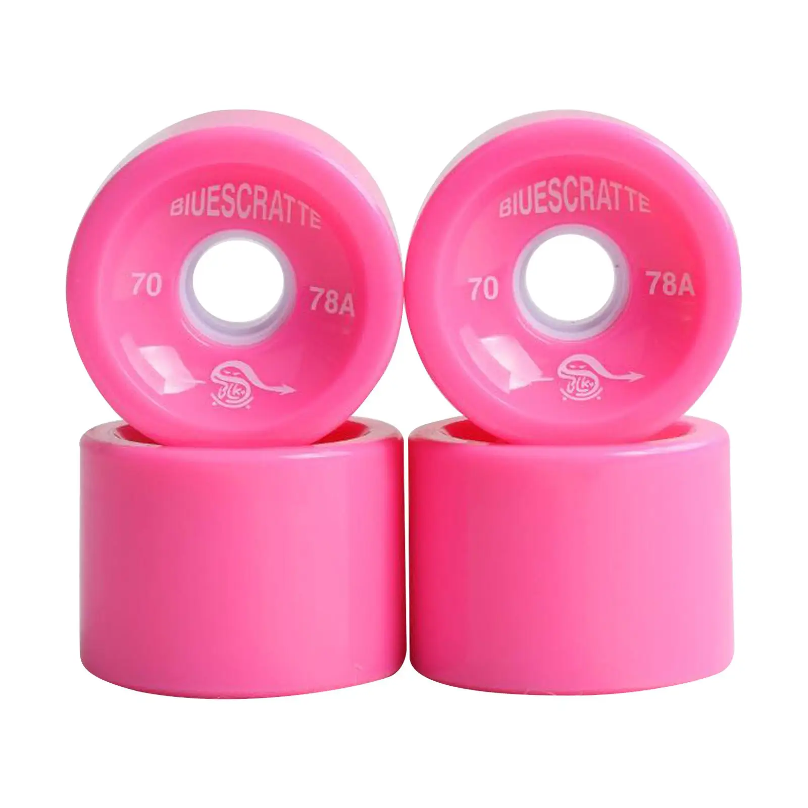 4x 78A Durable Skateboard Wheels Replacement 70x51mm Roller Cruiser Skateboard
