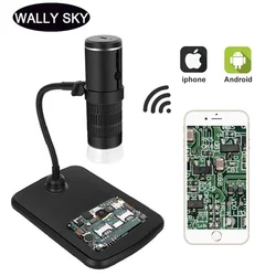 1000X Digital Microscope HD 1080P LED USB WiFi Microscope Mobile Phone Microscope Camera for Smartphone PCB Inspection Tools