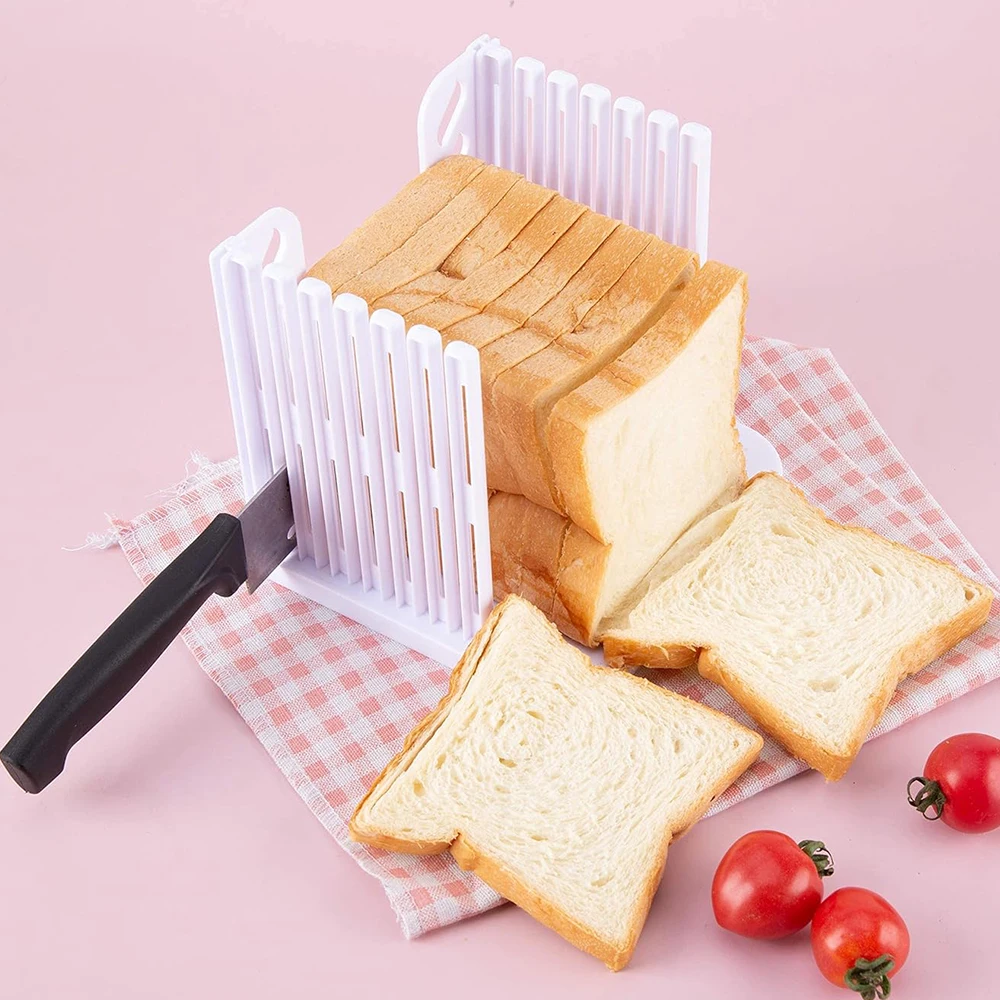 Bread Slicer Toast Cutter Foldable Adjustable Bread Slicing Kitchen Baking Tools baking tool baking accessories