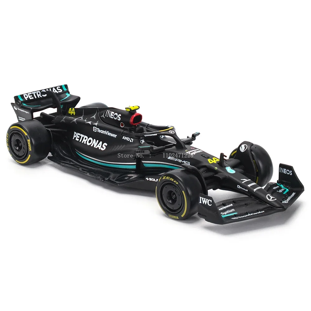 Bburago 1:43 NEW 2023 Mercedes-AMG Team W14 44# Hamilton 63# Russell Formula One Alloy Super Toy Die cast car model 5