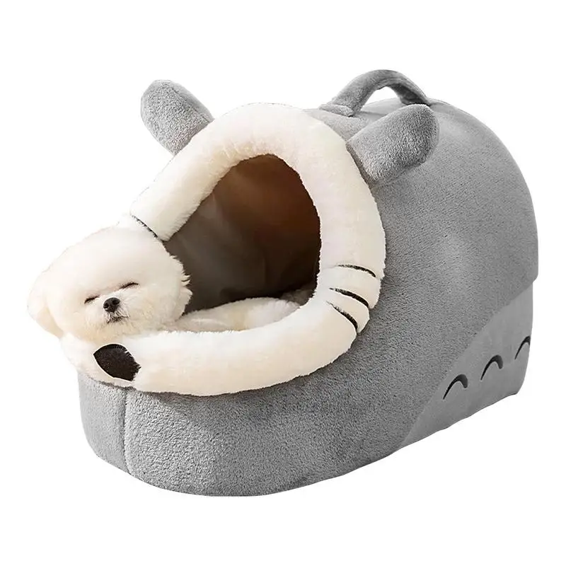 

Deep Sleep Comfort In Winter Cat Bed Iittle Mat Basket Small Dog House Products Pets Tent Cozy Cave Nest Indoor Cat Cave