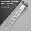 Drying Racks Stainless Steel Wall-mounted Folding Clothes Rail Adjustable Telescopic Clothes Hanger Multi-purpose 5