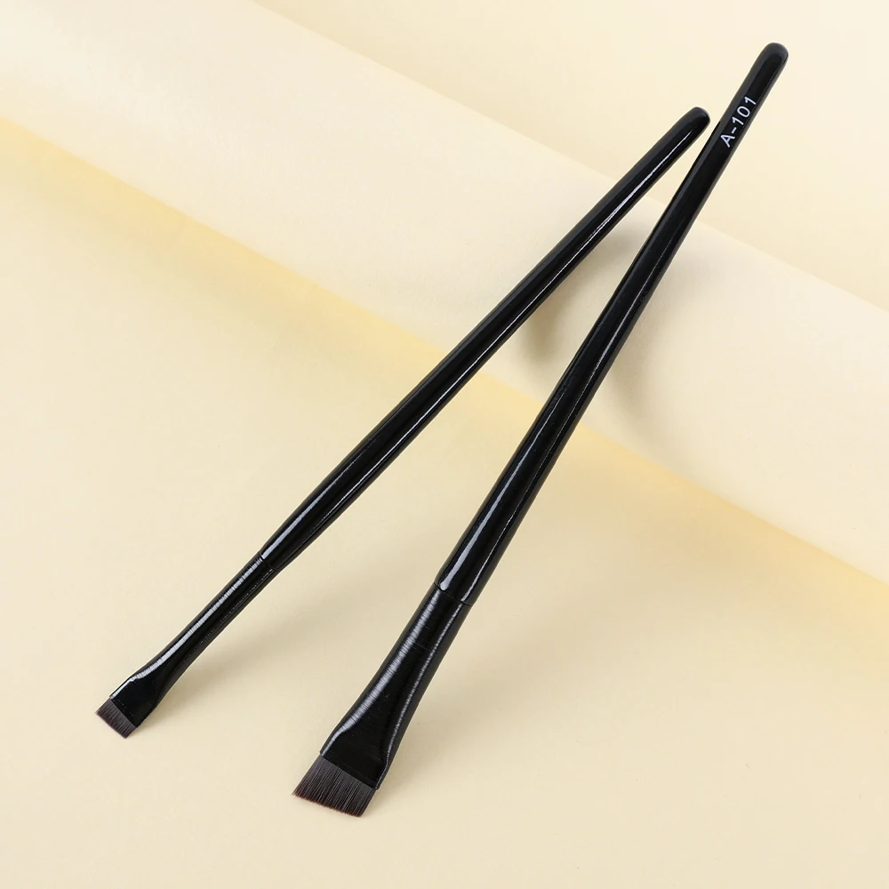Makeup Brush Professional Eyebrow Eyeliner Small Angled 1/2PCS