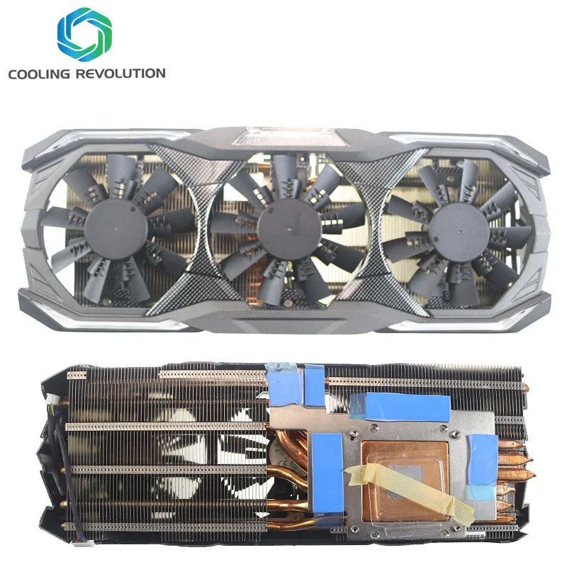 Dissipador de Calor para Zotac Geforce Nova Placa Gráfica Extreme Gtx 1070 1070ti 1080 Amp