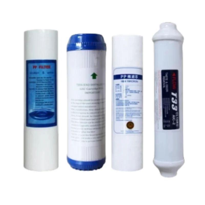 Osmose Reversa Cartucho do Filtro de Água T33 Cartucho do Filtro de Água Coco Carvão pp Algodão Peças do Sistema 10 Pcs