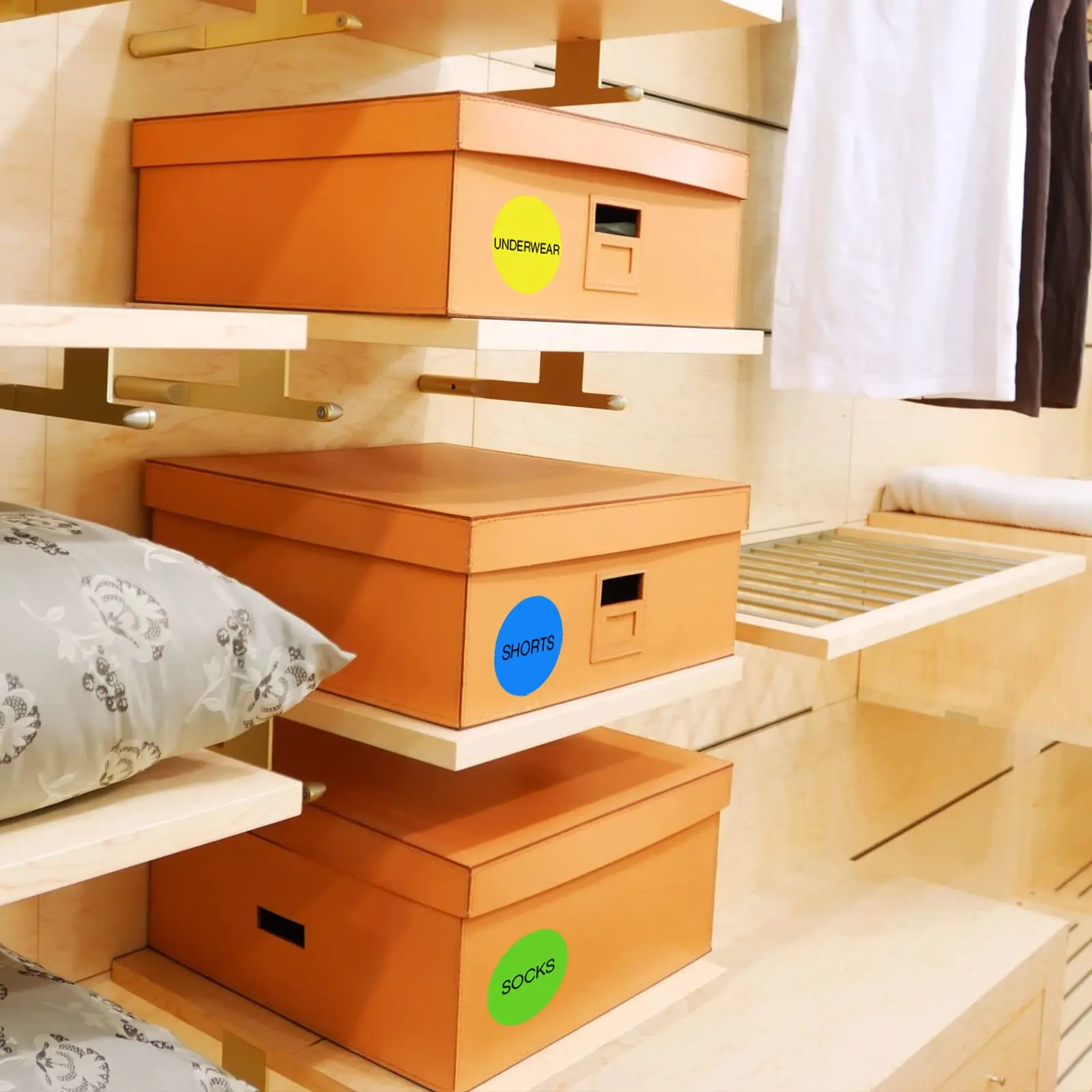 Thermal Stickers-600 Labels/1 Roll 2 Inch Circle Thermal Sticker Labels Self-Adhesive Round Direct Thermal Multi-Purpose Roll