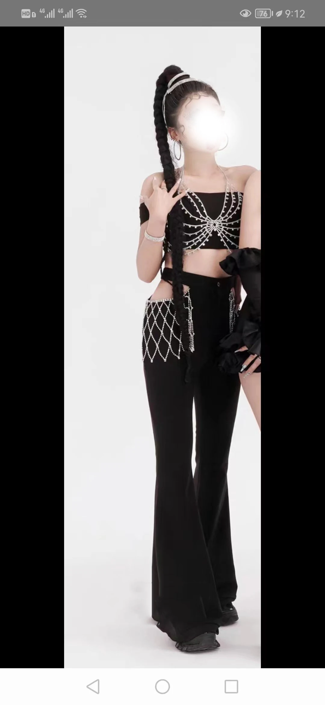 2023 New Sexy Kpop Outfits Women Cool Black Suit Jazz Dance
