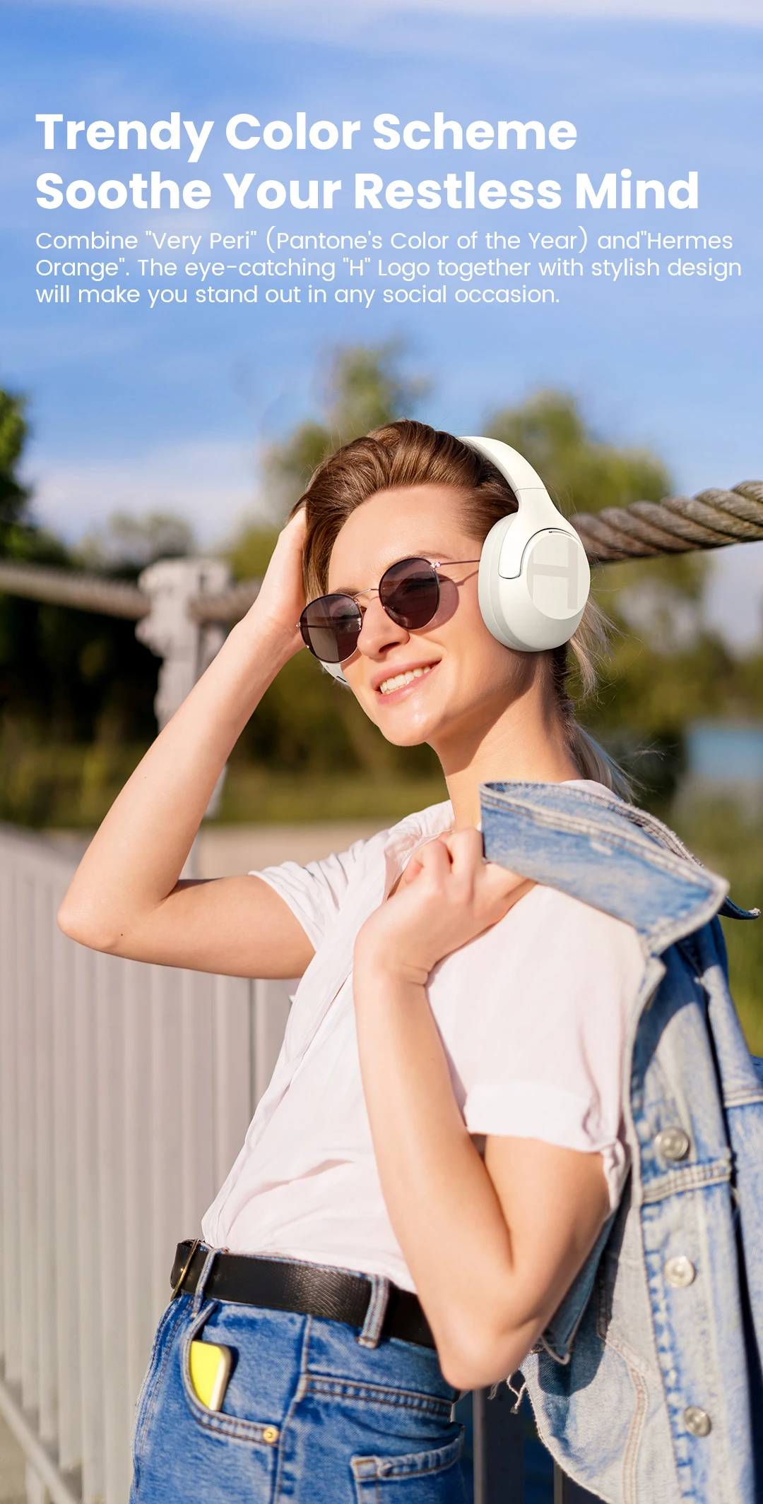 bluetooth sans fil anc suppression du de écouteurs pour hommes et femmes