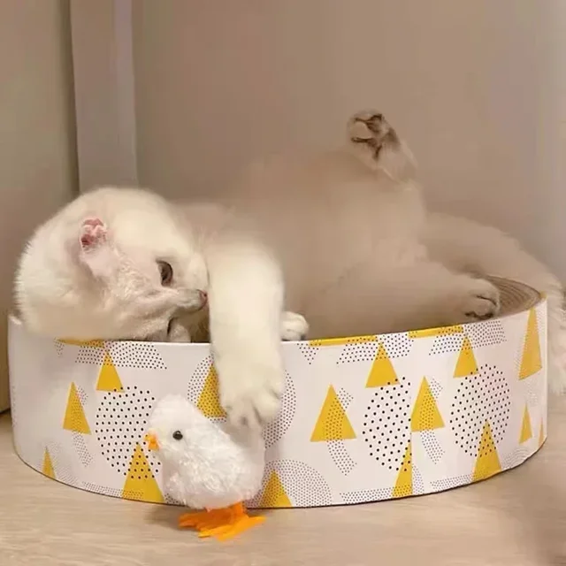 Cat Toy Wind Up Jumping Interactive Gifts Chicken Funny Pet Teaser Kittens Toys Pet Dog Supplies Cats Toys Games Accessories 3