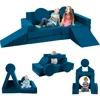 18pcs Children Couches Building Fort, Convertible Foam Playing Cushion Creative Playroom Floor Furniture for Baby 1-3 Play Set 1