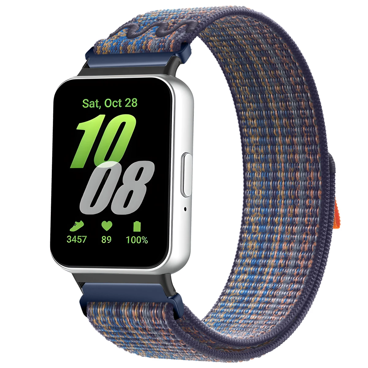 Breathable Sport Nylon Loop Strap for Fitness Tracker - Adjustable Replacement Band