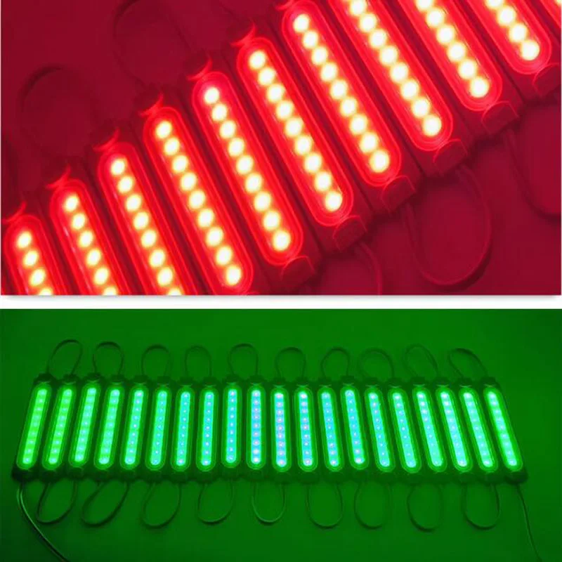 20pcs IP67 Waterproof 3w COB LED Module 9 chip Bright 86x19mm 12v 24v for Sign Letter Word Shop Window Showcase AD Backight