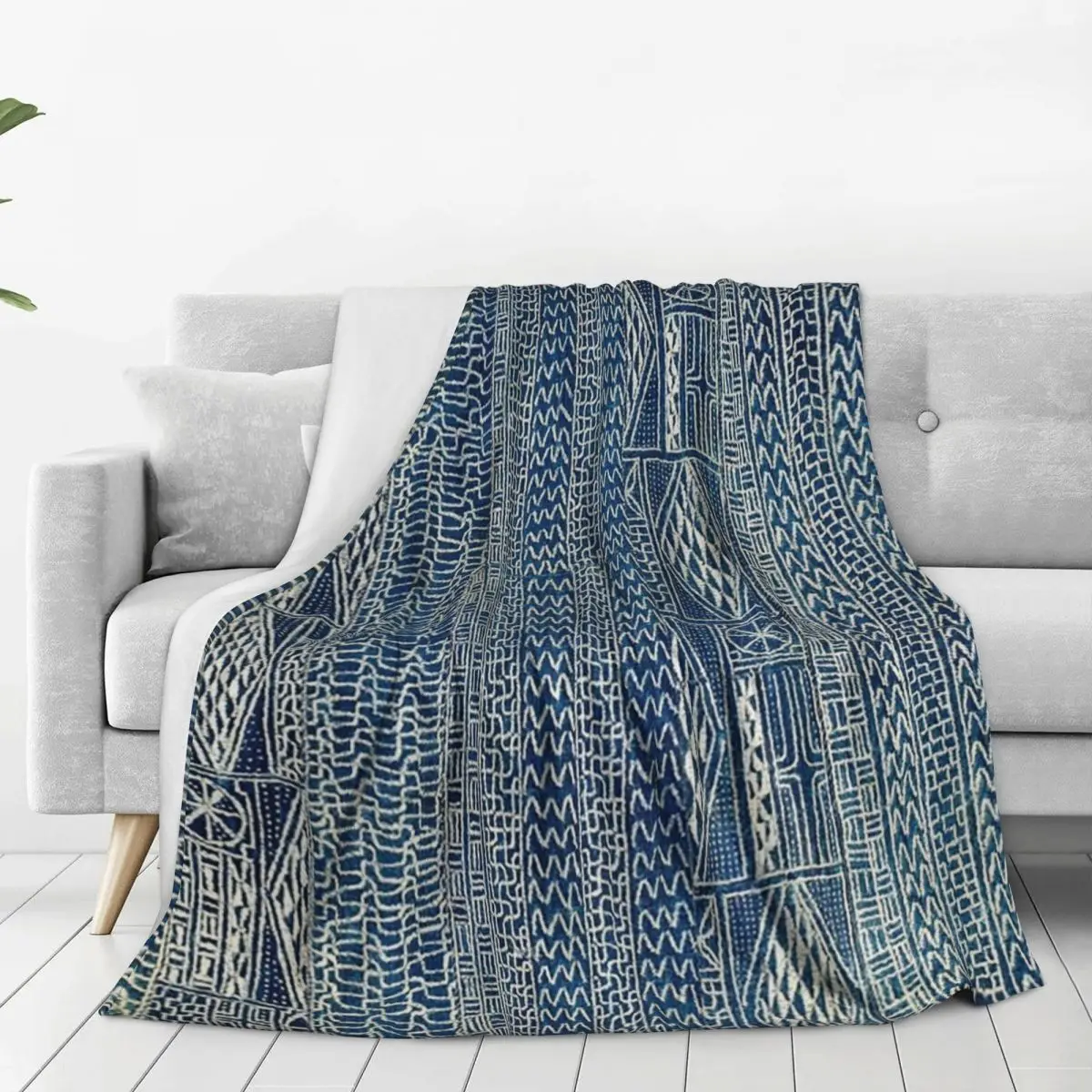 Ndop Cameroon West African Textile Blankets Fleece Warm Sofa Throw Blankets For Couch Bedding Office Throws Bedspread Quilt 6