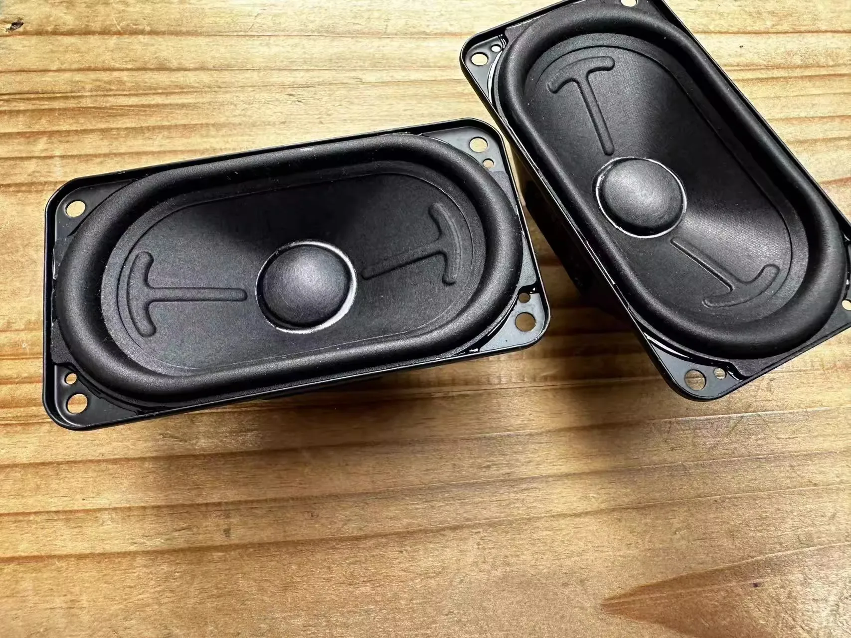 2PCS GHXAMP For Harman Premium DIY Bluetooth Midrange Speaker : 90x50mm Racetrack, Neodymium, 4 Ohm 15W