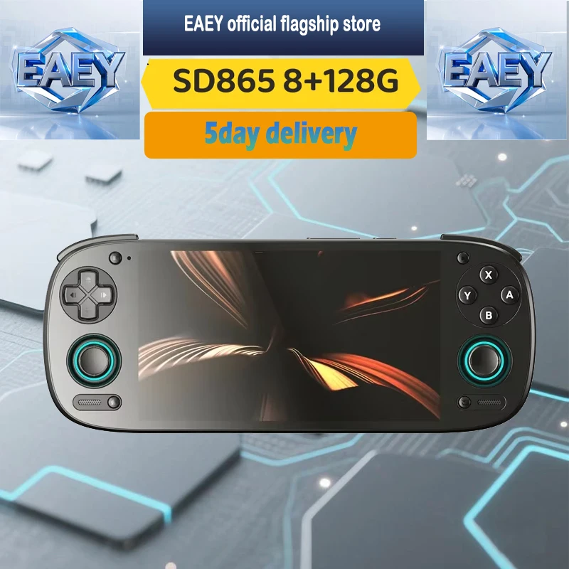 EAEY NEW Retroid Pocket 5 Rp5 Retro Handheld Game Video Player Console  8+128G 5.5 Inch OLED HD Screen Bluetooth 512G PSP PS2