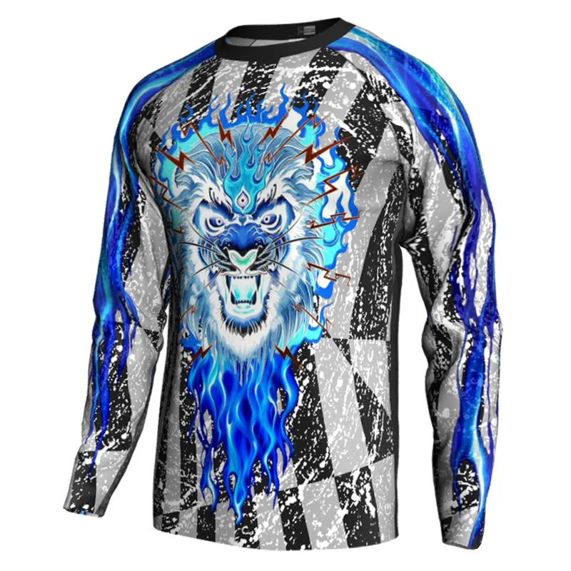 Volleyball Shirt Sports Tshirt Bicycle Jersey Long Sleeve Motocross Motorcycle Bike Downhill Clothing Wear Cycling Road Top Cool