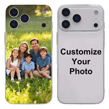 For iPhone 17 16 16e 15 14 13 12 11 Pro Max Mini SE 2020 2022 XS XR 6 7 8 Plus Air DIY Customized Photo TPU Soft Case back cover 1