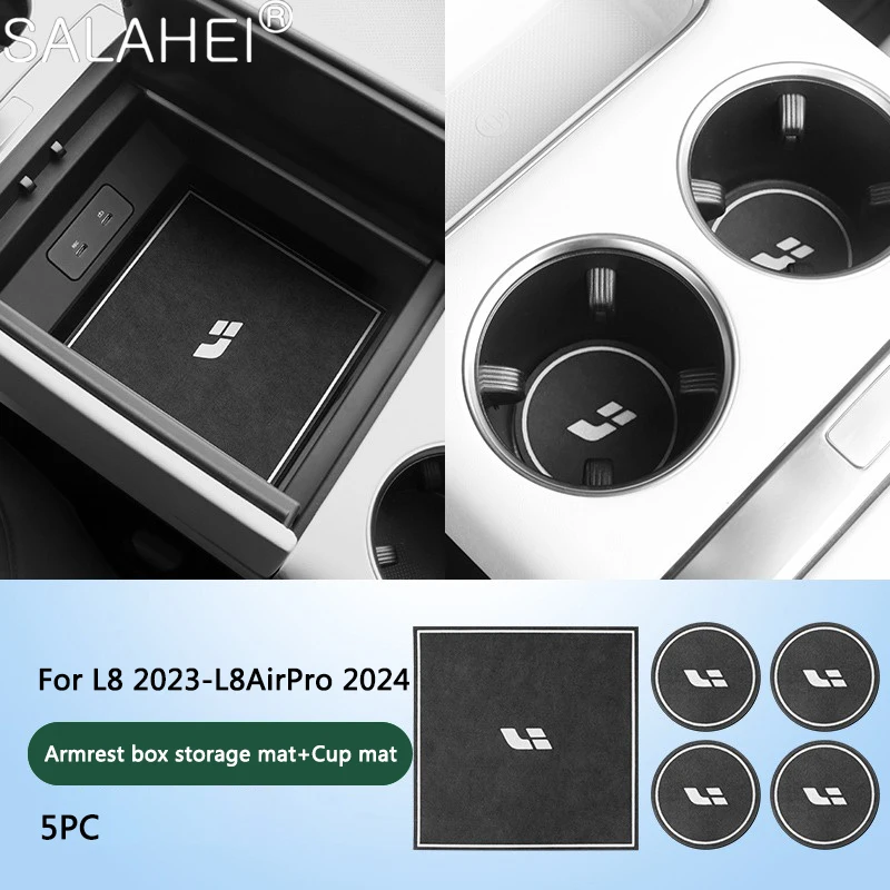 

Car Armrest Box Storage Mat Suitable For LEADING IDEAL L7 2023 L8 2024 L8 AirPro L9 interior Modification Automotive Accessories