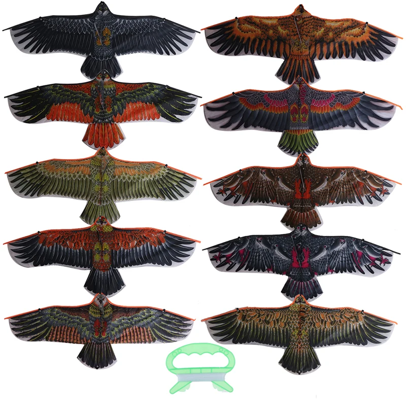 

Color Random Outdoor Children Flying Bird Kites 1.1m Flat Eagle Kite Toys