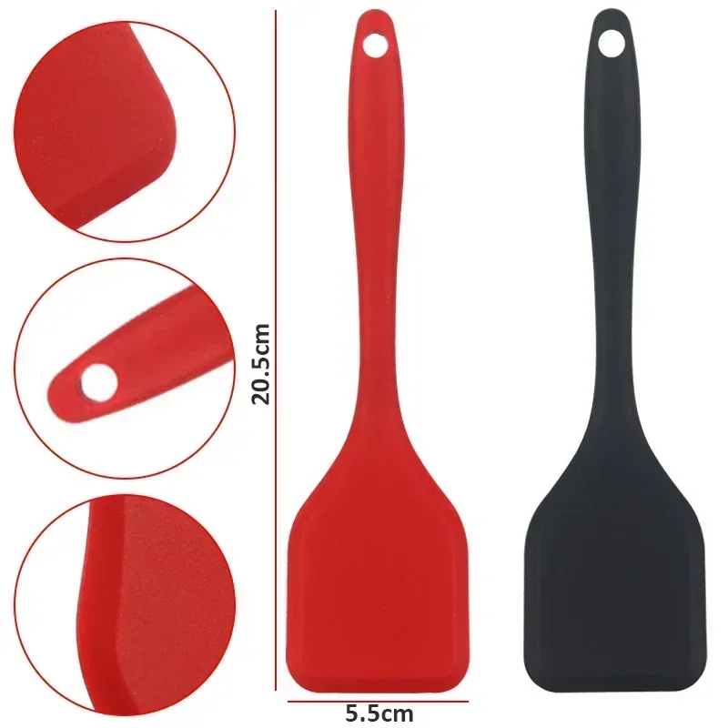 Silicone Cooking Leakage Spatula Dense Shovel Fried FishOmelette Shovel Non-stick Spatula Kitchen Cooking Tools 5