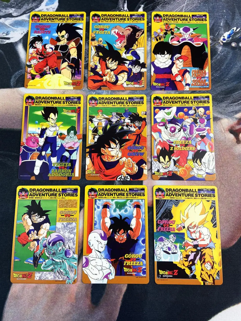 18pcs/set Dragon Ball Z Jumbo Adventure Stories Super Saiyan Goku