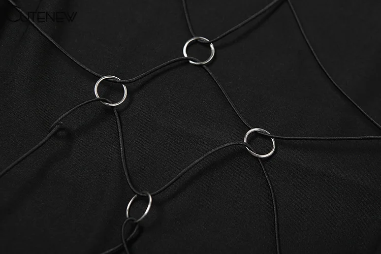 Monos sexys con espalda hueca para mujer, monos sólidos impresionantes sin mangas con cuello alto que moldean el cuerpo, ropa de calle elegante Y2K para mujer