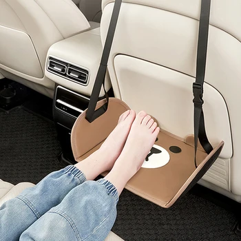 Poggiapiedi da Viaggio per Auto, Amaca Portatile per Piedi, Accessorio Essenziale per Lunghi Voli, Poggiapiedi da Ufficio Regolabile, Accessori per Interni Auto