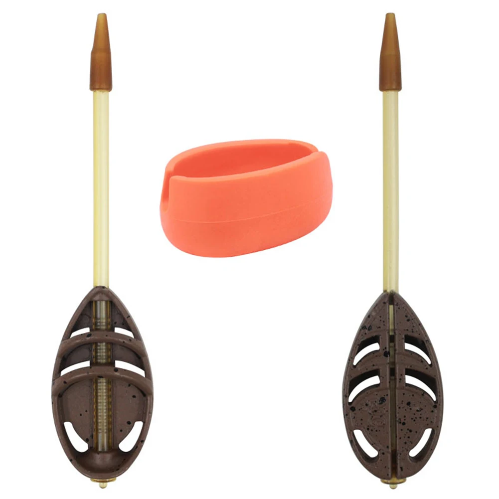 Zinc Alloy Portable Inline Fishing Bait Feeder