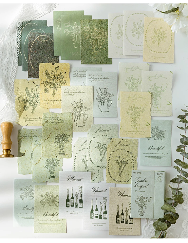 Journal Go 30 Stück Lebensmarkierungen Aufkleber Creativite Scrapbooking Handgemacht Diy Junk Journal Handwerk Dekor Planer Tagebuch Aufkleber – Detail 12