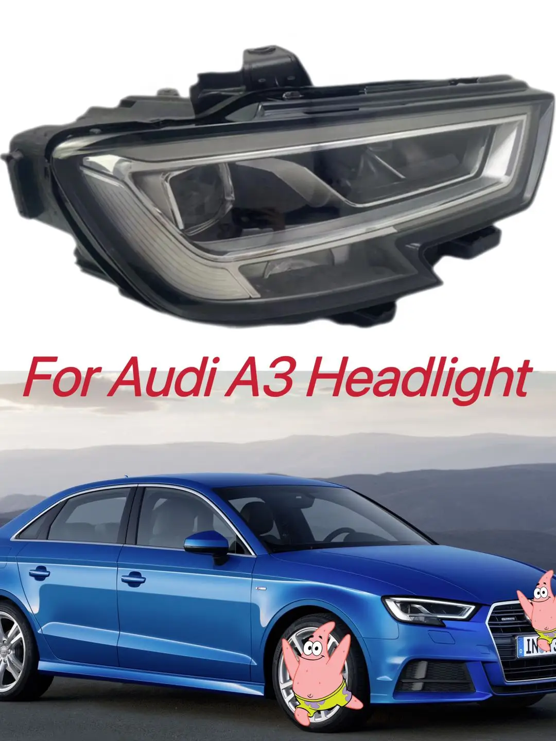 

Original Headlight for Audi A3 Led Headlight Car 2017-2020
