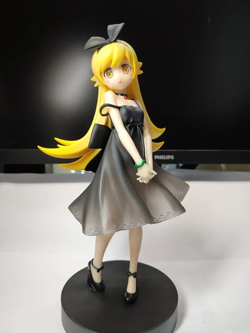 Bandai Original Nisemonogatari Anime Figure Espresto Oshino Shinobu Action  Figure Toys For Kid Gift Collectible Model Ornaments