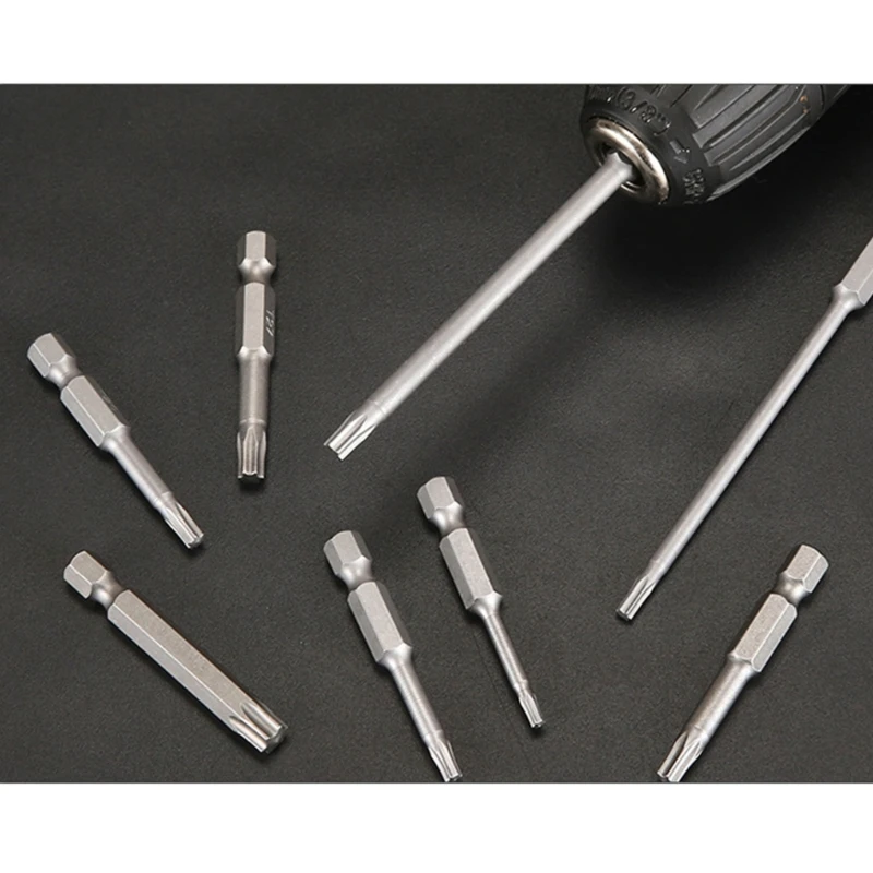 1pc/11pcs/12pcs professionelles Schraubendreherbit mit magnetischer Spitze, -Schaftbohrer für Manipulationsschrauben – Detail 8