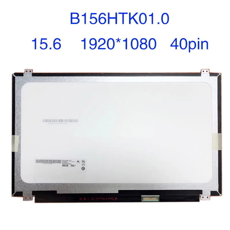 

matrix for laptop 15.6" Touch LCD Screen B156HTK01.0 for DELL 0FNDC6 FBDC6 1920X1080 FHD Display 40 Pins Replacement