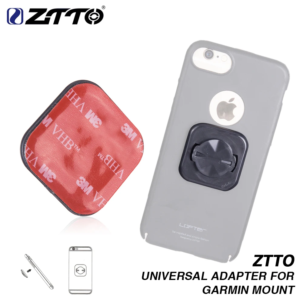 Bicycle Mobile Phone Sticker Mount Holder Riding Strong Adhesive Support Stand Back Button Paste Adapter 2 Pcs for GARMIN ZTTO
