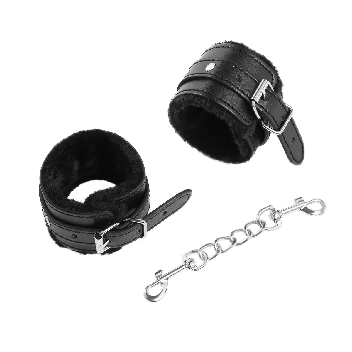 Erwachsene Spiel Tease durch Pelzigen Handschellen Fesseln Bondage   Pelzig Porn Image