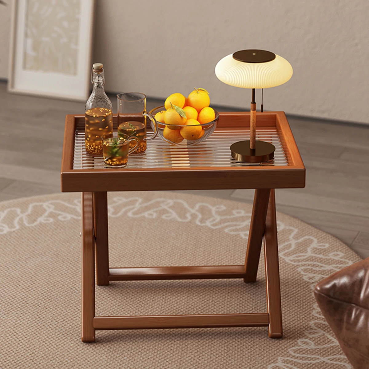 Bamboo Folding Side Table 6