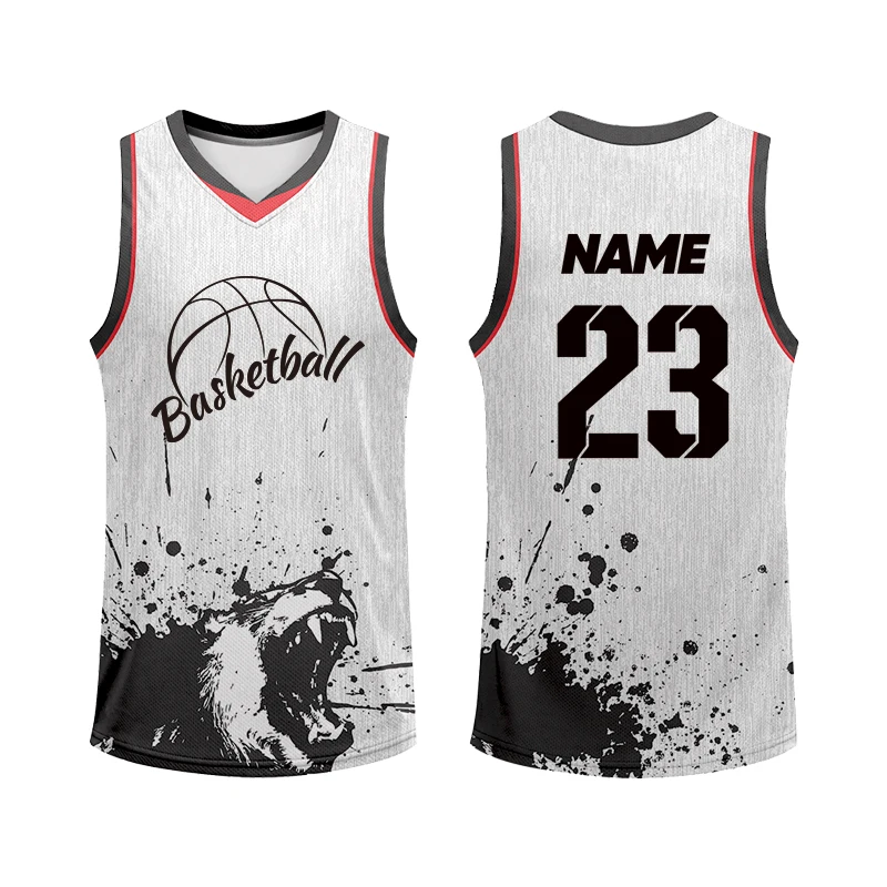 black and white jersey basketball