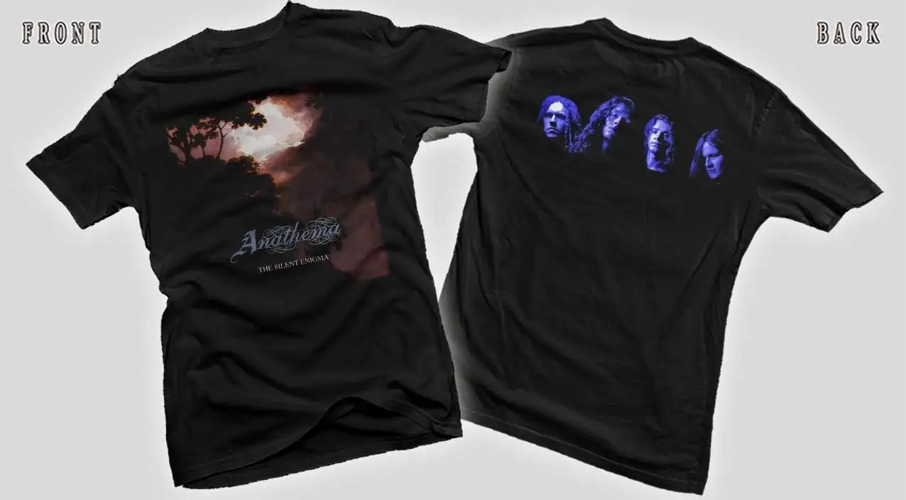 Nuova T-Shirt Stampata D T G Anathema The Silent Puzzle