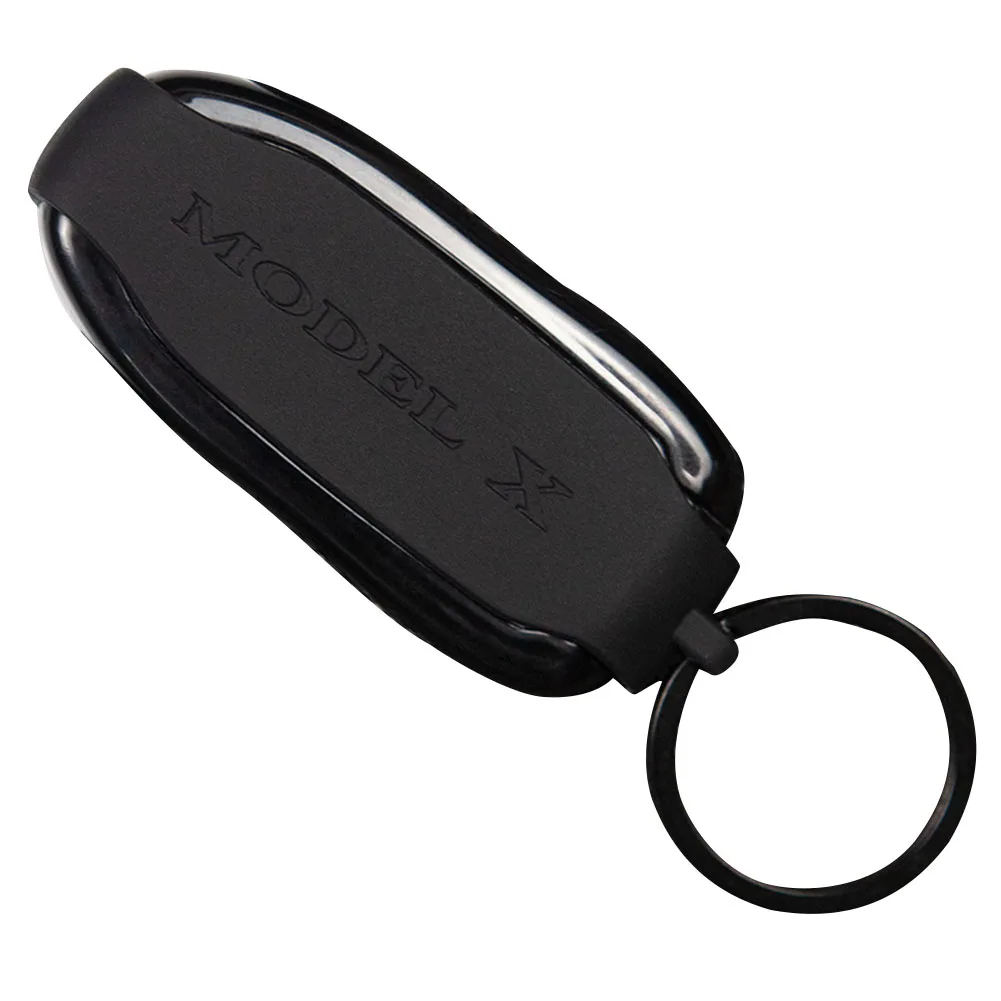 Key Case Cover Silicone Dustproof Key Fob Cover With Ring for Tesla Model 3 S X